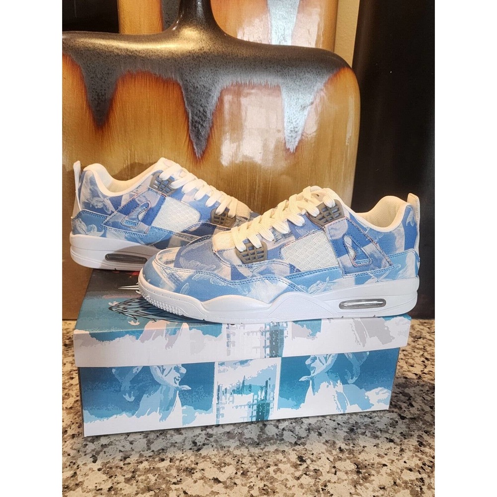 Kito Mens Wares Afterlife Sneakers Blue White Size 10